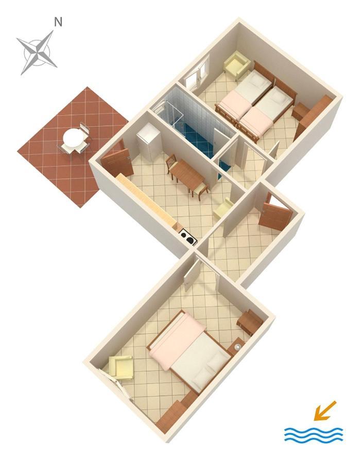 Apartment Zaglav 878A Extérieur photo